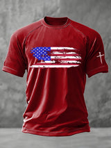 Men's Faith Print Casual T-Shirt