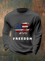 Men's Commemorative Print Crew Neck T-Shirt