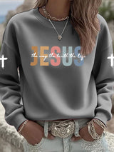 Women's Casual Jesus Truth Sweatshirt