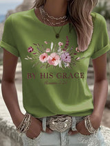 Women's Faith Printed Casual T-Shirt