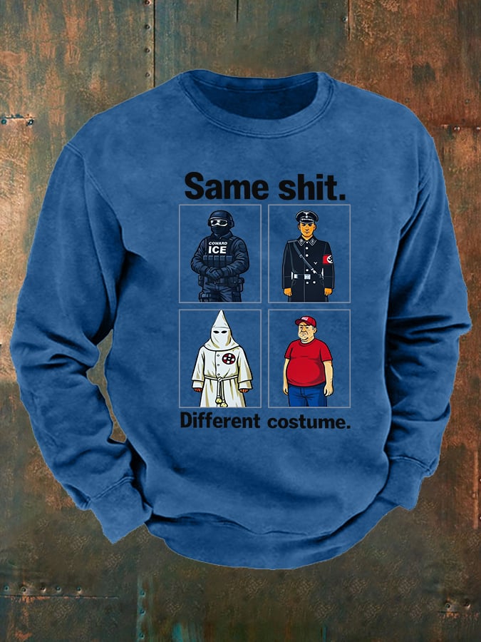 🔥Buy 3 Get 15% Off🔥Men's  Same shit Different costume  Print  Sweatshirt