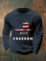 Men's Commemorative Print Crew Neck T-Shirt