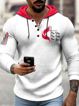 Men's Casual Christian Faith Print Top