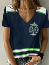 Women's Football Print Shirt