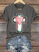 Women'S Casual Faith(God Is Good All The Time) T-Shirt