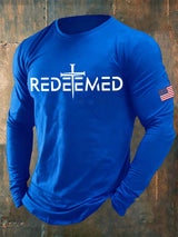 🔥Buy 3 Get 15% Off🔥Men's casual long-sleeved forgiveness print long-sleeved T-shirt