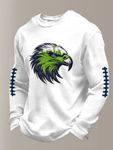 Men's Football Print Waffle T-Shirt