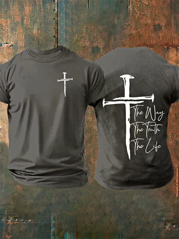 Men's The Way The Truth The Life Print T-Shirt