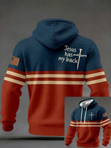 Men'S Casual Printed Hooded Sweatshirt