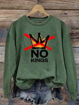 🔥Buy 3 Get 15% Off🔥Women's  America has No Kings Printed Casual Sweatshirt