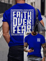 Men's  Faith Overcomes Fear T-shirt