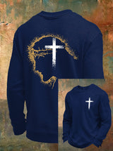 Men's Football Waffle Long Sleeve T-Shirt