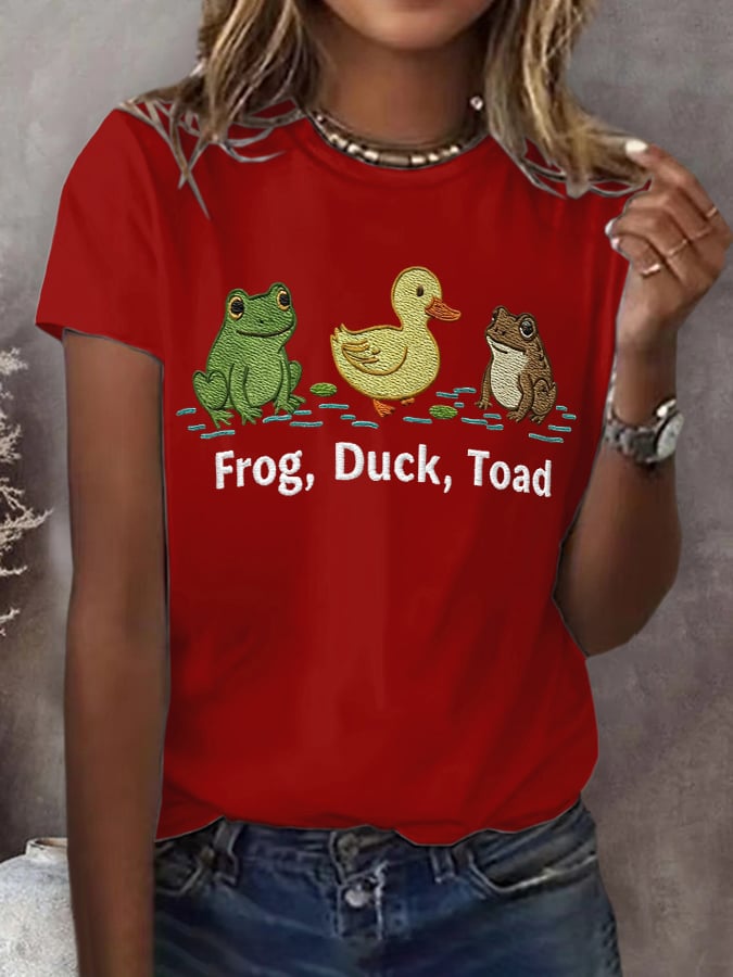 🔥Buy 3 Get 15% Off🔥Women's FDT Print T-Shirt