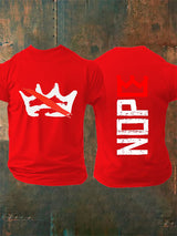 🔥Buy 3 Get 15% Off🔥Men's Nope, No Kings In America Print T-shirt