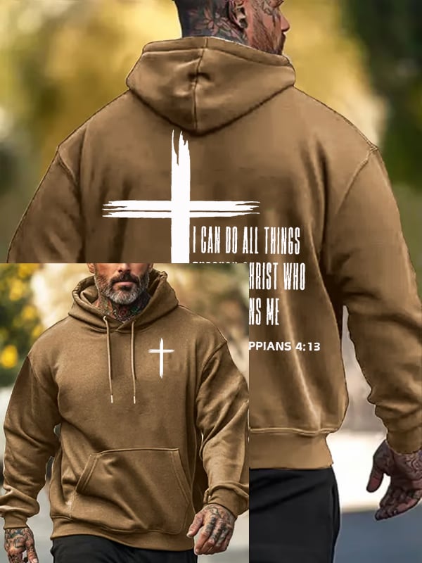 Men's Christian Faith Print Hoodie