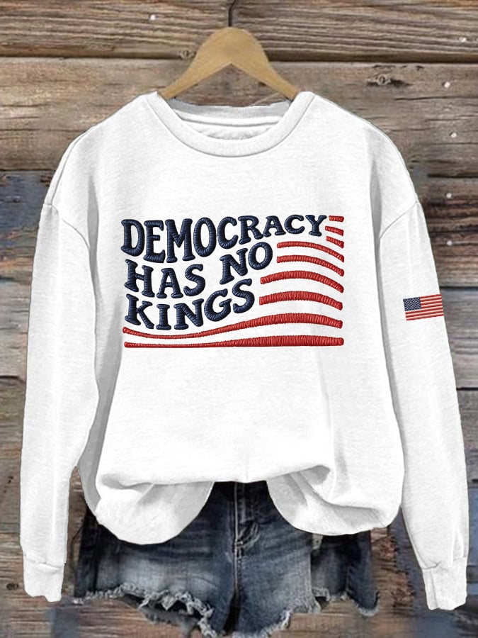 🔥Buy 3 Get 15% Off🔥Women's FDT Printed Long-Sleeve Sweatshirt