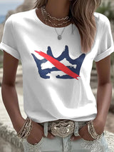 🔥Buy 3 Get 15% Off🔥Women's FDT NO KINGS Printed Casual T-shirt