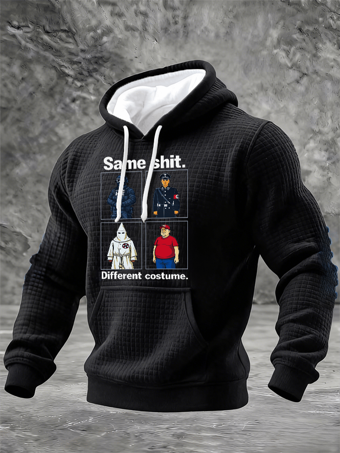 🔥Buy 3 Get 15% Off🔥Men's  Same shit Different costume Print Hoodie