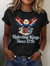 🔥Buy 3 Get 15% Off🔥Women's No Kings Print T-Shirt