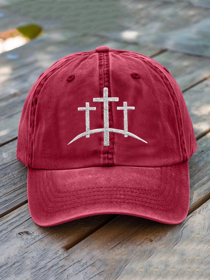 🔥Buy 3 Get 15% Off🔥Unisex Retro Faith Cross Print Hats