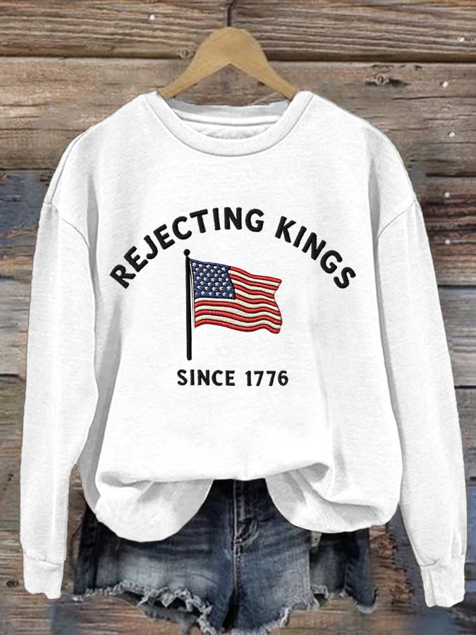 🔥Buy 3 Get 15% Off🔥Women's FDT Printed Long-Sleeve Sweatshirt