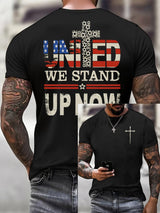 United In Solidarity, Patriotic Christian Print T-Shirt
