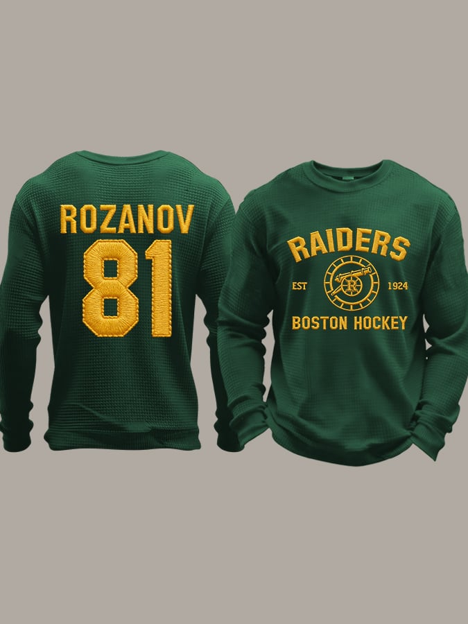 Men's Stupid Canadian wolf bird  Print Long-Sleeved T-Shirt