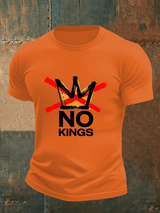 🔥Buy 3 Get 15% Off🔥Men's no kings in America print  T-Shirt