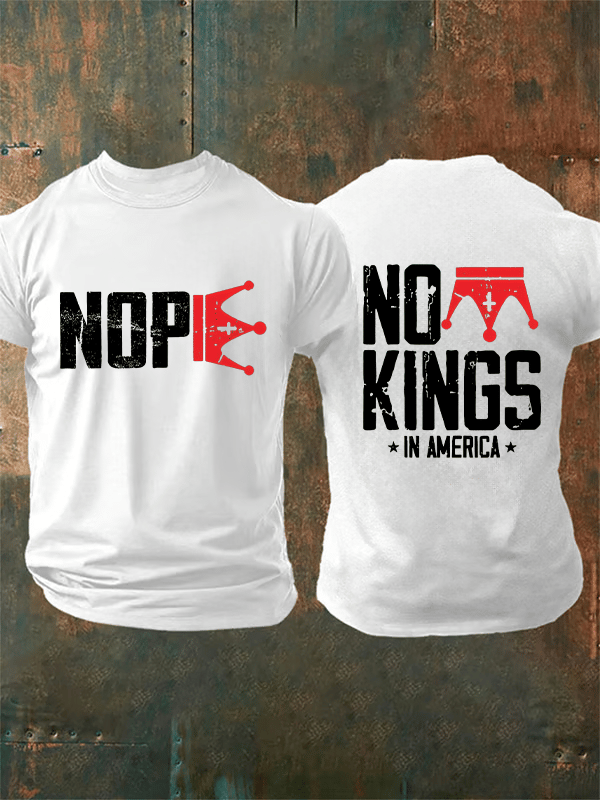 Men's  No Kings In America T-Shirt