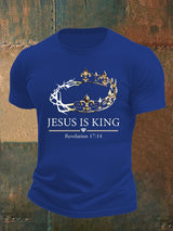 Men's  Jesus Is King Christian  T-Shirt