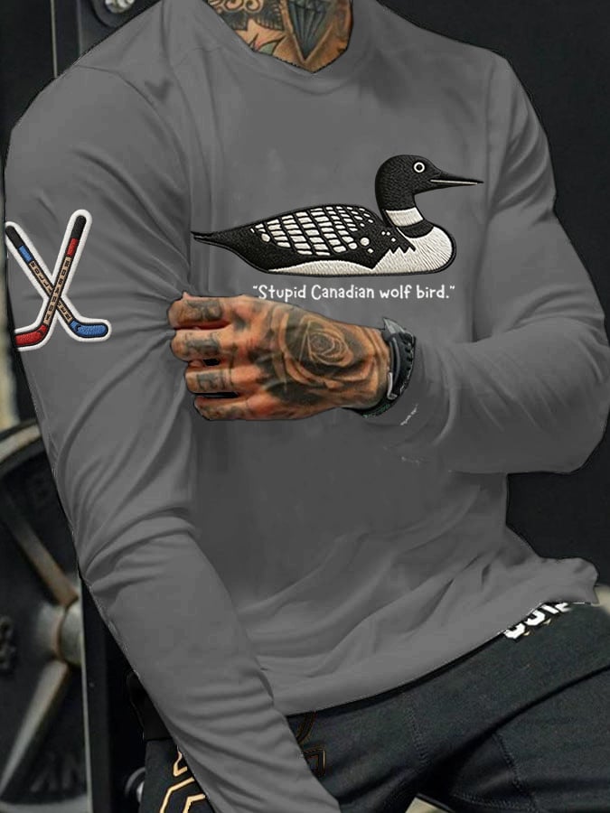 Men's Hockey Romance Print T-Shirt