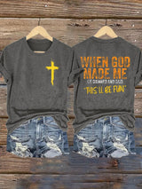 Women'S Casual Faith Short Sleeve T-Shirt