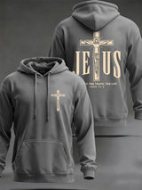 Men'S "The Way, The Truth, The Life" Faith Print Hooded Sweatshirt