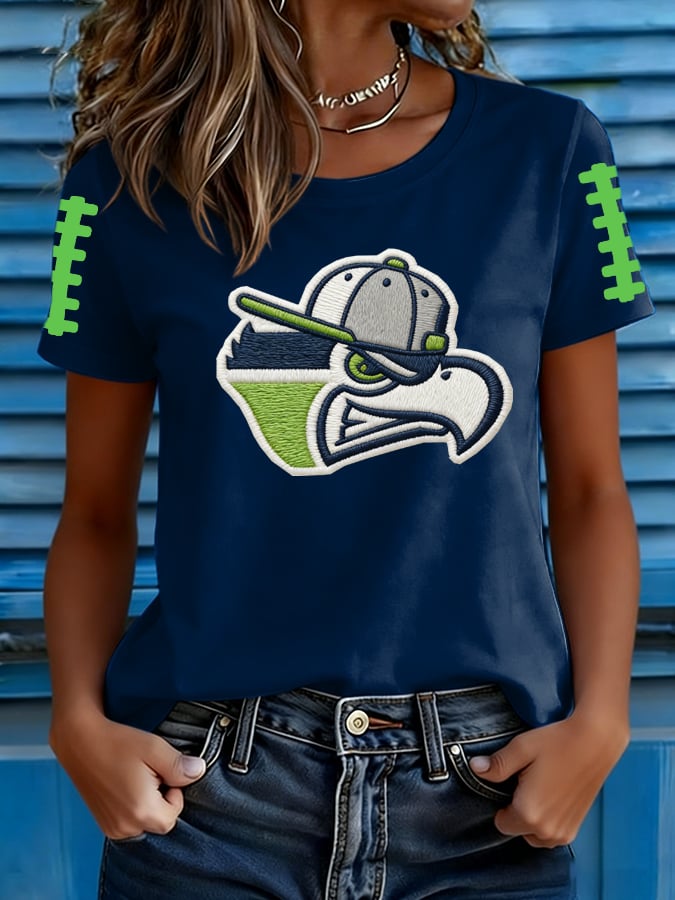 Women's Football Print T-shirt