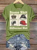 Women's  Same Shit Different Hat FDT Print  T-Shirt