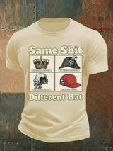 Men's Same Shit Different Hat FDT Print  T-Shirt