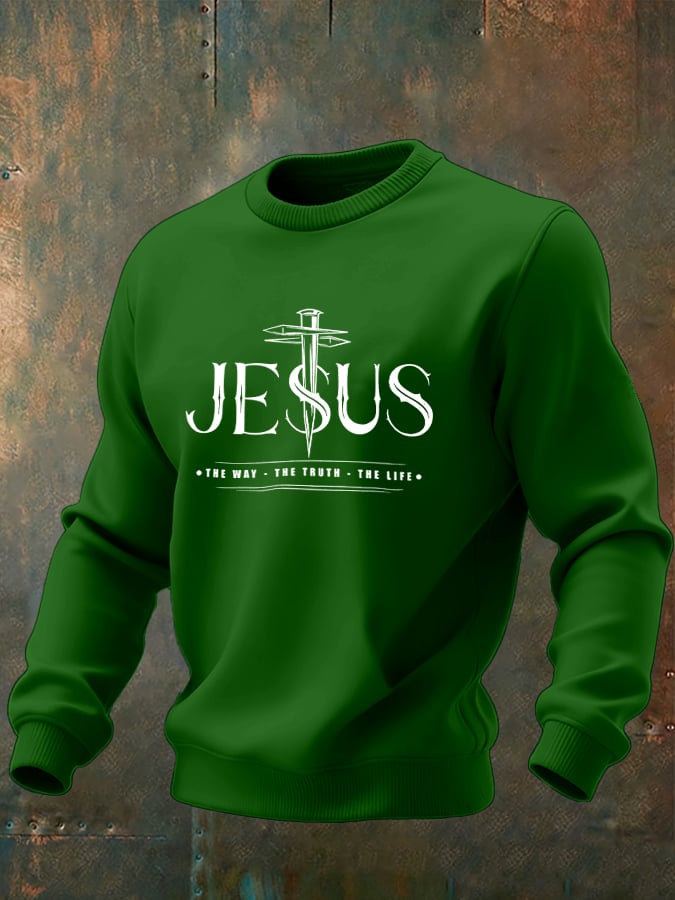 Men's Faith Crew Neck Sweatshirt