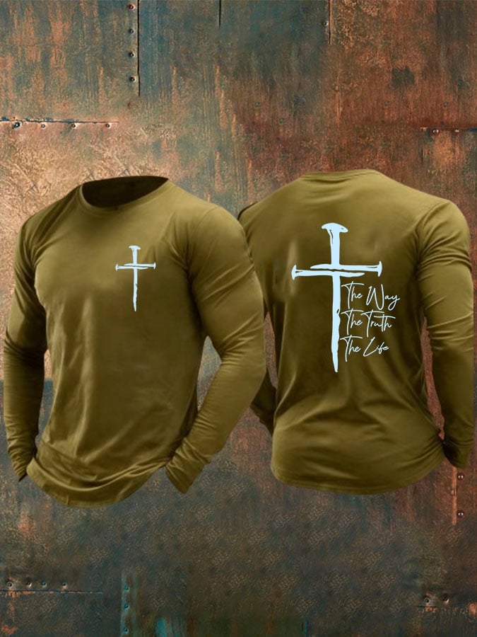 Men's The Way The Truth The Life Print T-Shirt