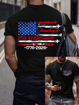 🔥Buy 3 Get 15% Off🔥Men's Retro  250th Anniversary American Art  Print T-Shirt