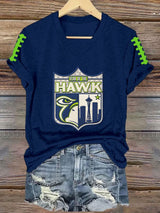 Women's Football Printed T-Shirt