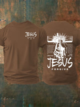 Men's   Jesus Loves You Chirtsian printing T-Shirt