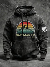 Men's Way Maker – Isaiah 42:16 Faith Print Hoodie