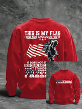 Men'S Casual Faith Print Sweatshirt