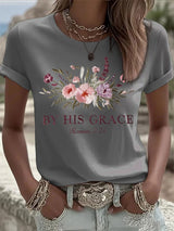 Women's Faith Printed Casual T-Shirt