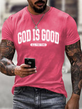 Men's God Is Good All The Time Print T-Shirt
