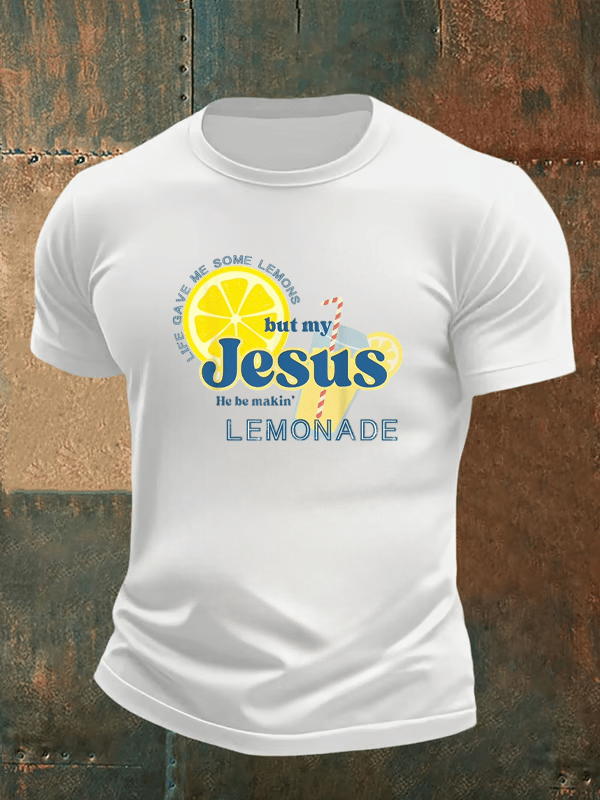 🔥Buy 3 Get 15% Off🔥Men's  Lemonade Faith   T-Shirt