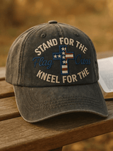 🔥Buy 3 Get 15% Off🔥Unisex “STAND FOR THE Flag KNEEL FOR THE Cross” hat