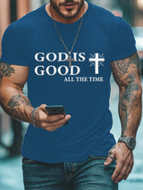 🔥Buy 3 Get 15% Off🔥Men's God Is Good Faith Printed T-Shirt