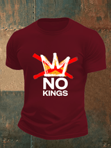 🔥Buy 3 Get 15% Off🔥Men's no kings in America print  T-Shirt