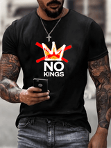🔥Buy 3 Get 15% Off🔥Men's No Kings in America print T-Shirt